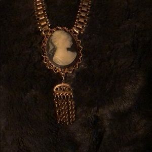 Vintage cameo necklace